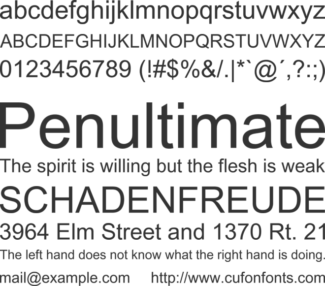 arial font family mac download free